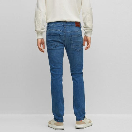 Boss Delaware Slim Jeans Blauw