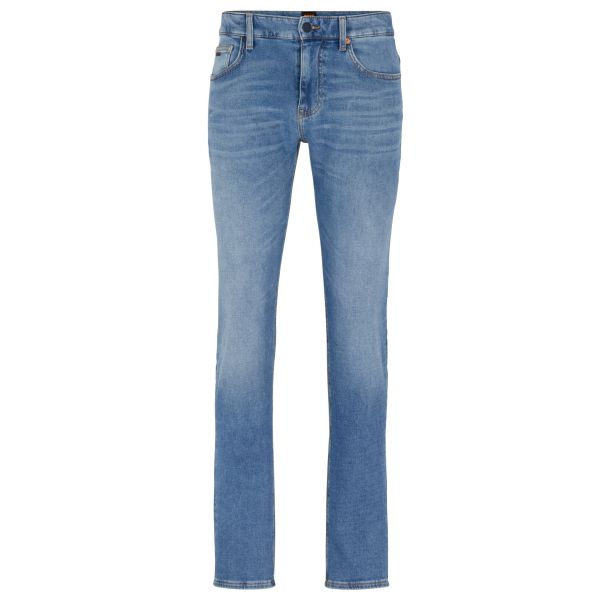Boss Delaware Slim Jeans Blauw