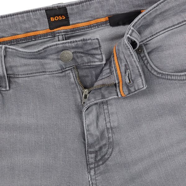 Boss Delaware Slim Jeans Grijs