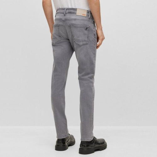 Boss Delaware Slim Jeans Grijs