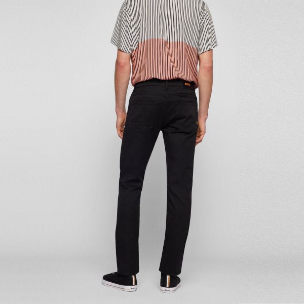 Boss Delaware Slim Jeans Zwart