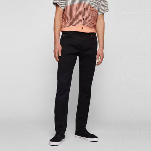 Boss Delaware Slim Jeans Zwart