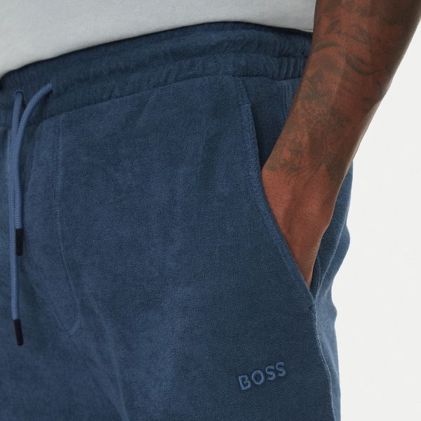 Boss Doubletowel Korte Broek Blauw