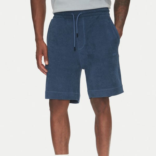 Boss Doubletowel Korte Broek Blauw