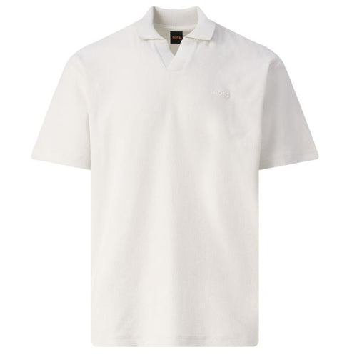 Boss Doubletowel Polo Off White