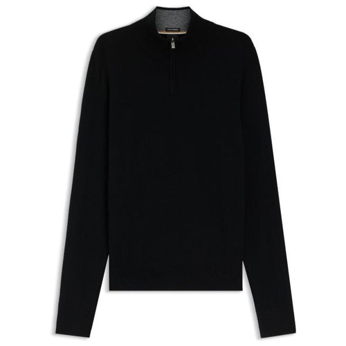 Boss Hemarlo Zip Sweater Zwart