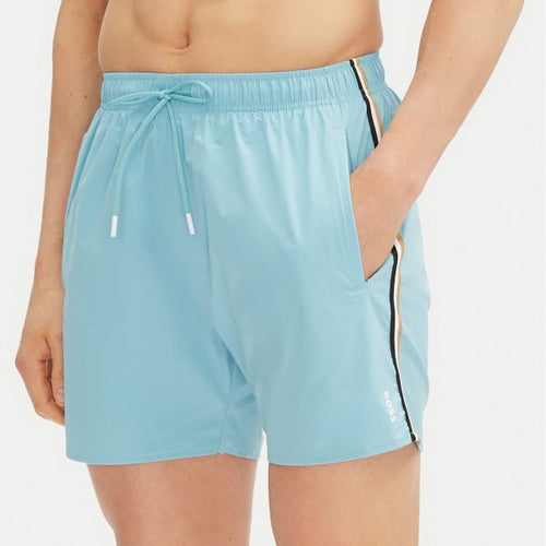 Boss Iconic Zwembroek Licht Blauw