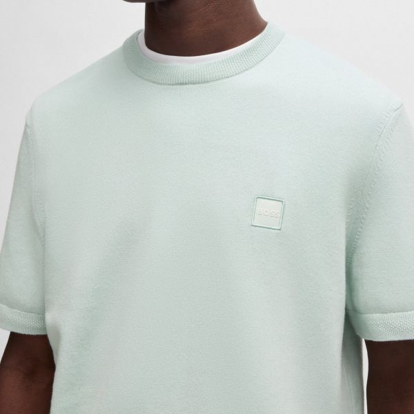 Boss Kanache Knitted T-shirt Mint