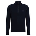 Boss Kanobix Zip Mock Sweater Navy