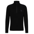 Boss Kanobix Zip Mock Sweater Zwart