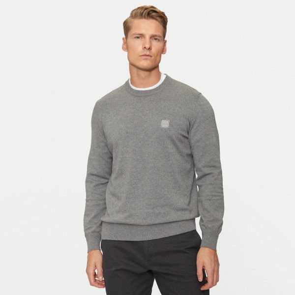 Boss Kanovano Sweater Licht Grijs