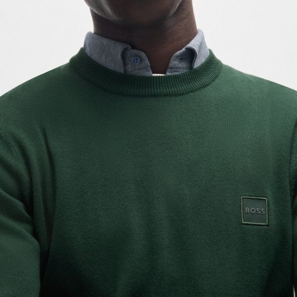 Boss Kanovano Sweater Donker Groen