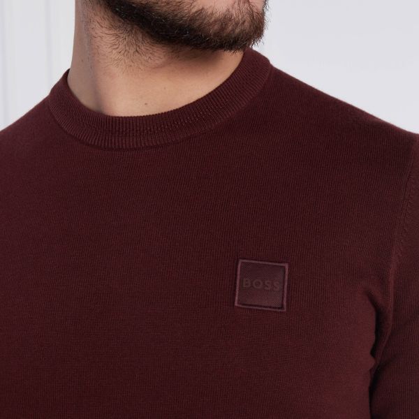 Boss Kanovano Sweater Bordeaux