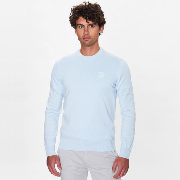 Boss Kanovano Sweater Licht Blauw