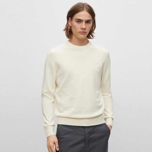 Boss Kanovano Sweater Off White