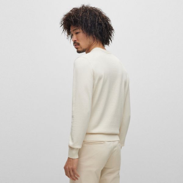Boss Kanovano Sweater Off White