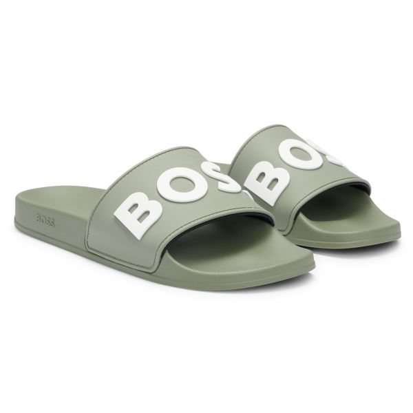 Boss Kirk Slippers Groen