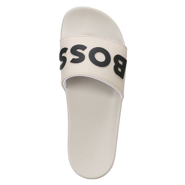 Boss Kirk Slippers Off White