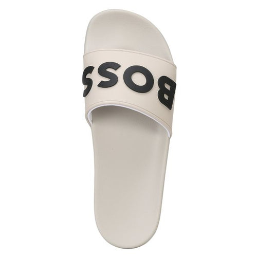 Boss Kirk Slippers Off White