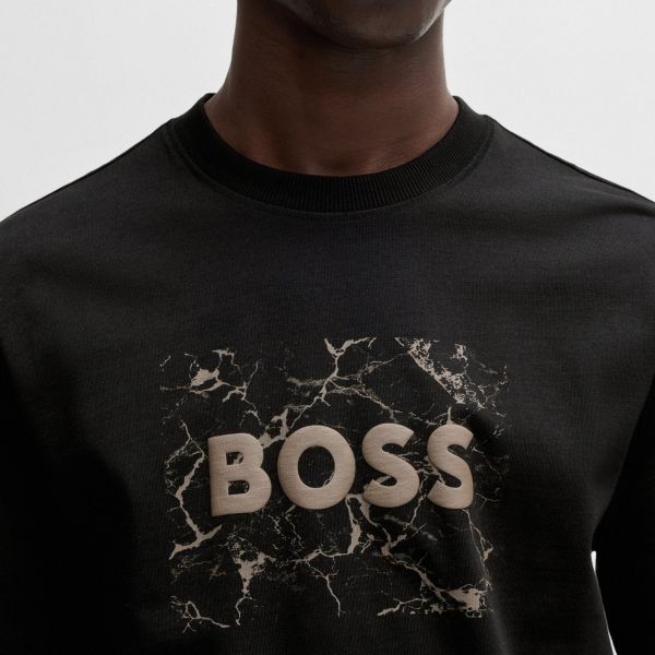 Boss Logospace T-shirt Zwart