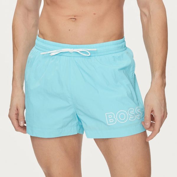 Boss Mooneye Zwembroek Turquoise