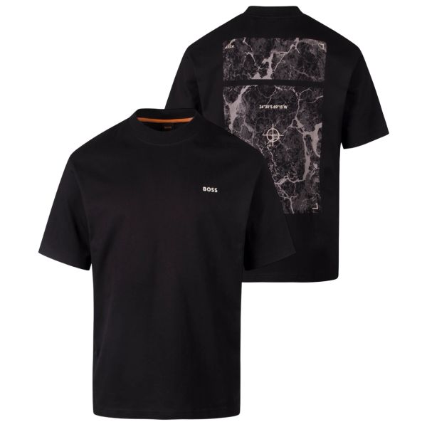 Boss Nowhere T-shirt Zwart