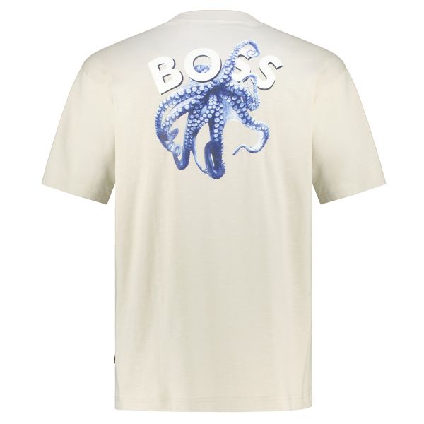 Boss Numbers T-shirt Beige