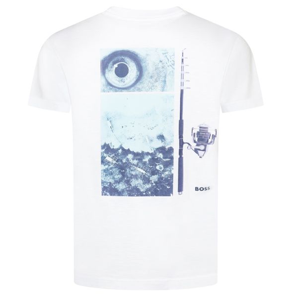 Boss Numbers T-shirt Wit
