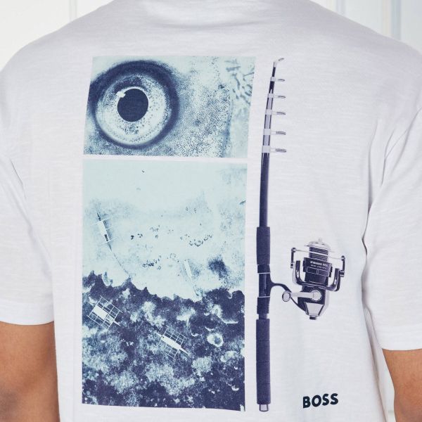 Boss Numbers T-shirt Wit