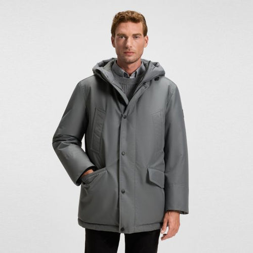 Boss Osiass Parka Grijs