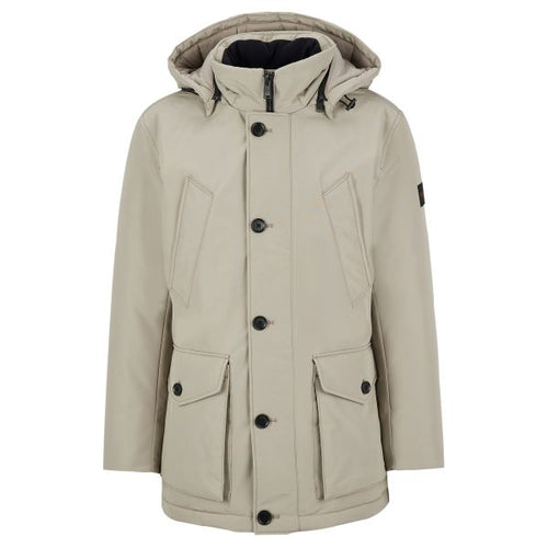 Boss Osiass Parka Grijs