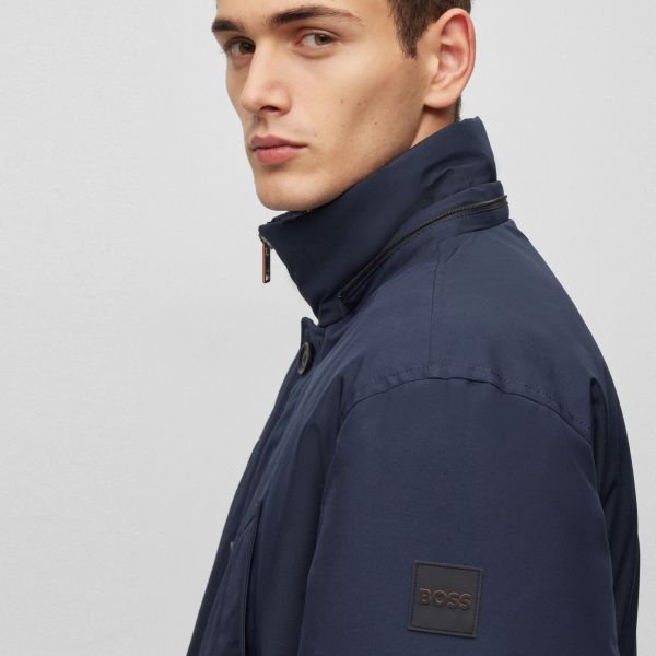 Boss Osiass Parka Navy