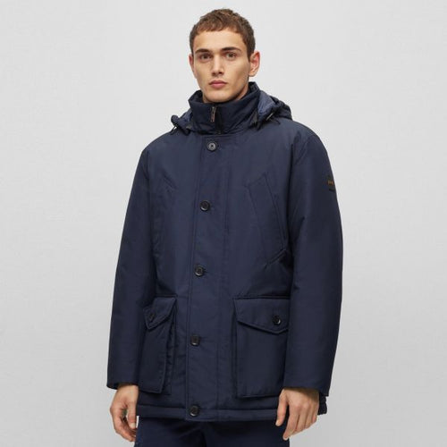 Boss Osiass Parka Navy