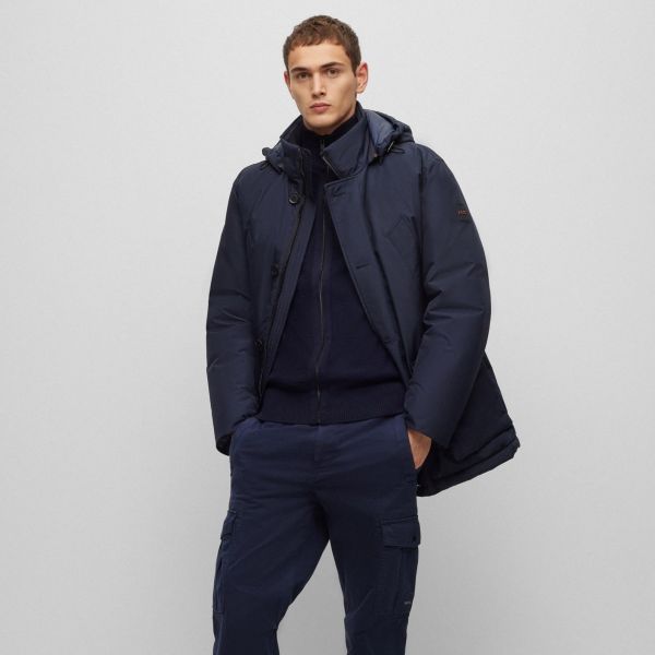 Boss Osiass Parka Navy