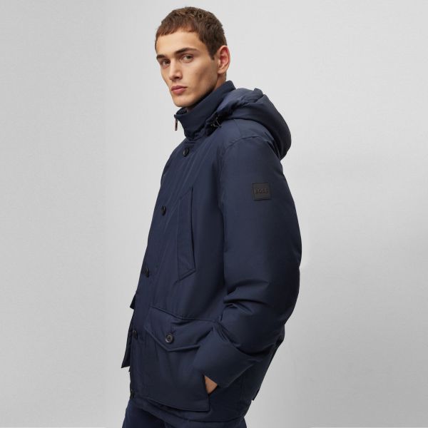 Boss Osiass Parka Navy