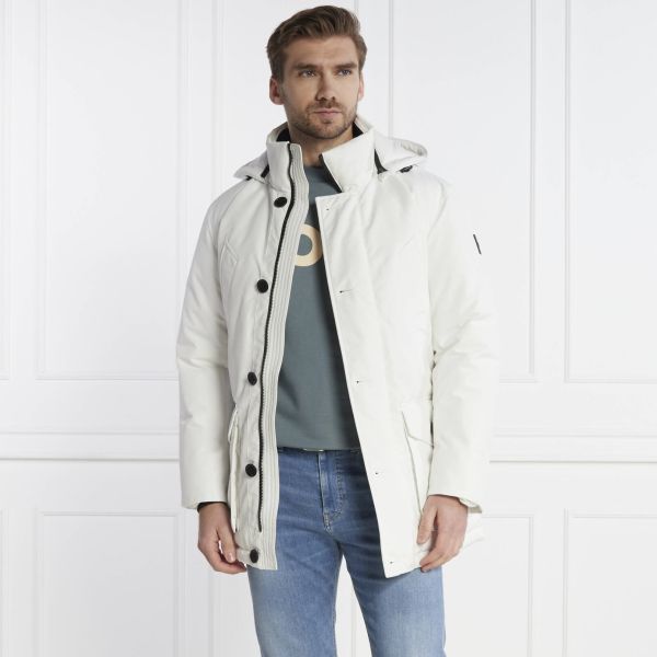 Boss Osiass Parka Off White