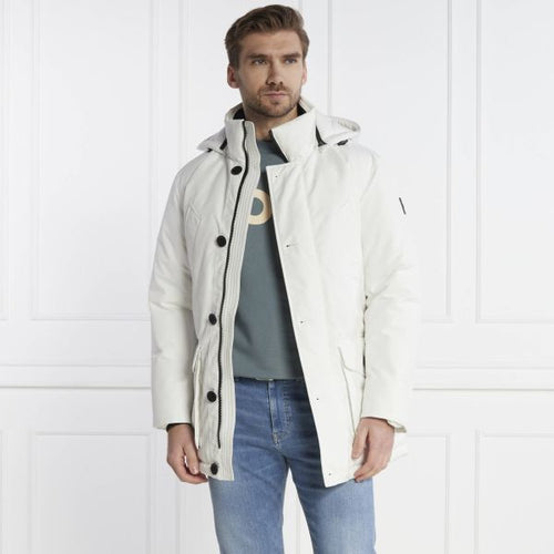 Boss Osiass Parka Off White
