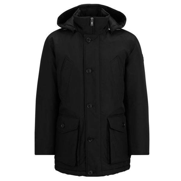 Boss Osiass Parka Zwart