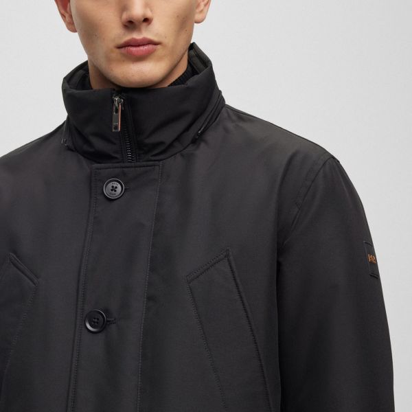 Boss Osiass Parka Zwart