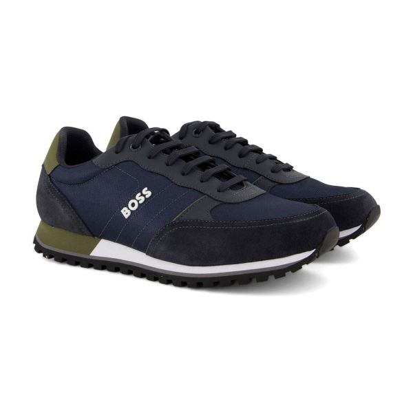 Boss Parkour Sneaker Navy/Groen