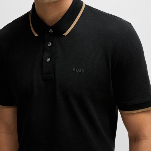 Boss Parlay Polo Zwart
