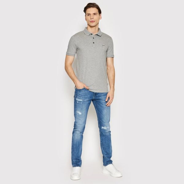 Boss Passenger Polo Licht Grijs