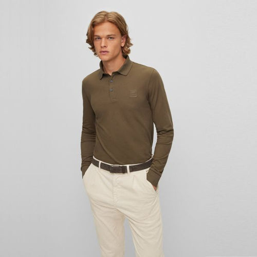 Boss Passerby Polo Donker Groen