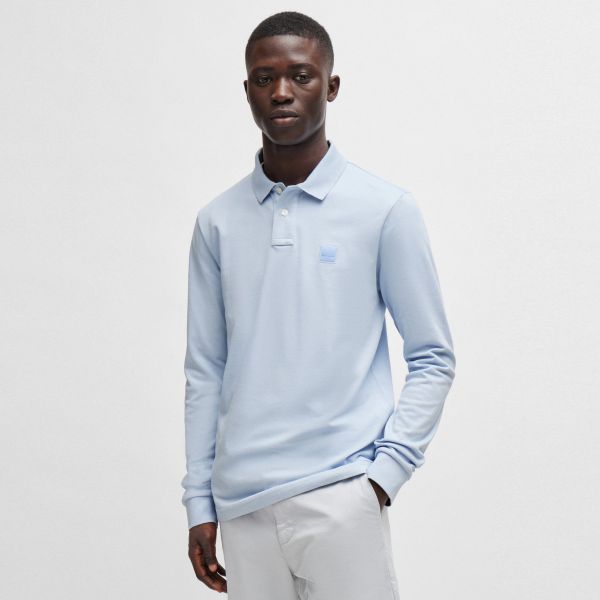 Boss Passerby Polo Licht Blauw