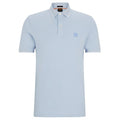 Boss Passertip Polo Licht Blauw