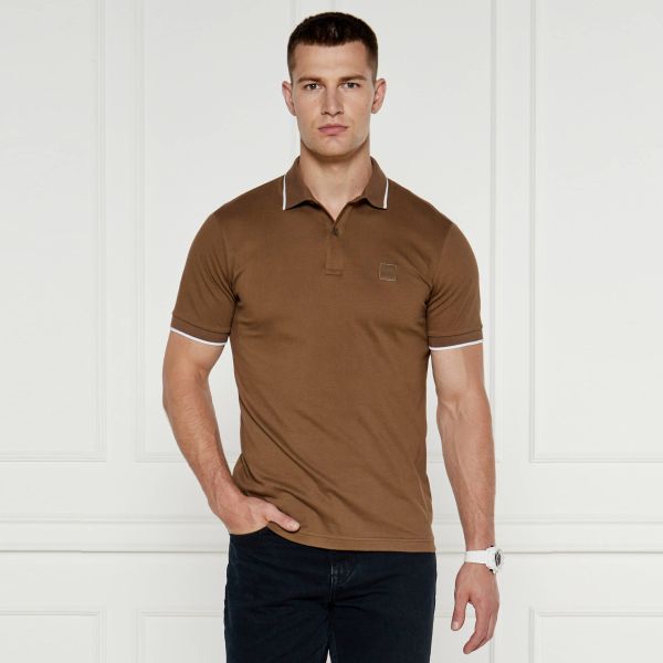 Boss Passertip Polo Bruin