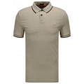 boss passertip polo grijs