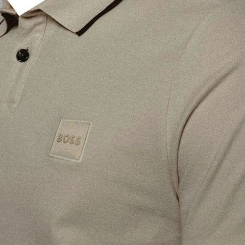 Boss Passertip Polo Grijs