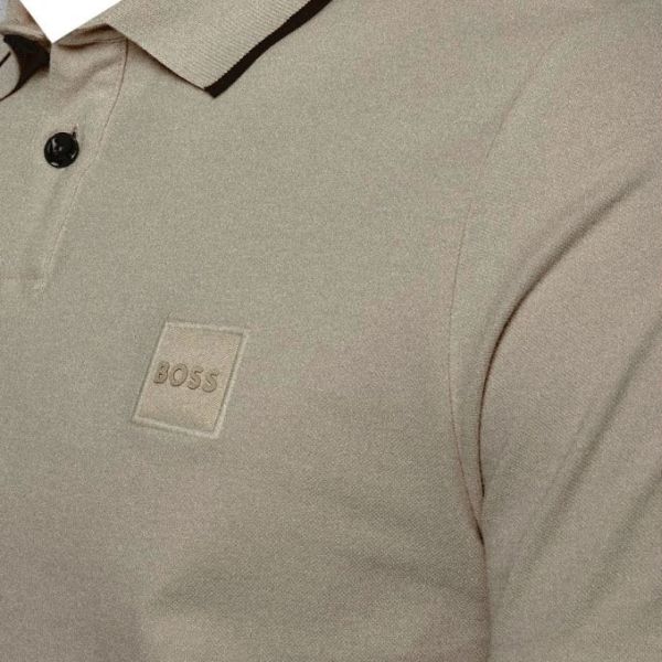 Boss Passertip Polo Grijs