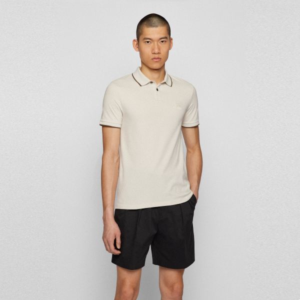 Boss Passertip Polo Off White